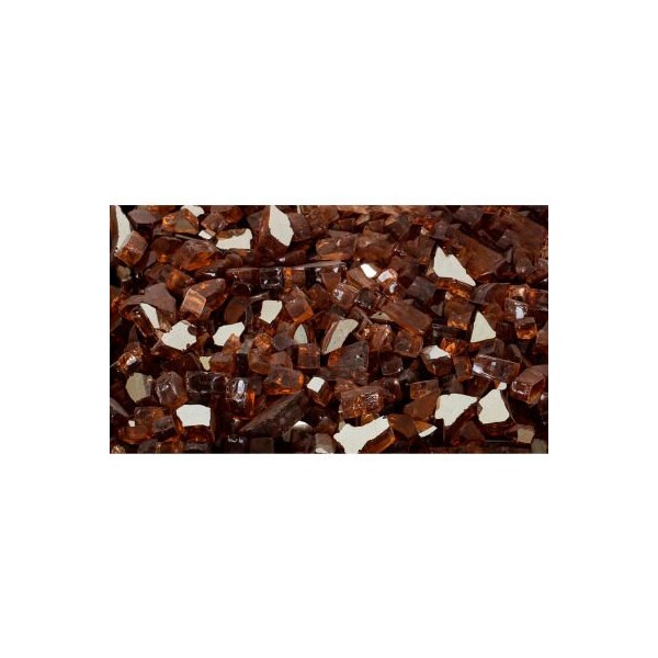 Dyna-Glo Pleasant Hearth Tempered Glass Rocks - Reflective Amber 20 Lbs OFR701PA-20 - main